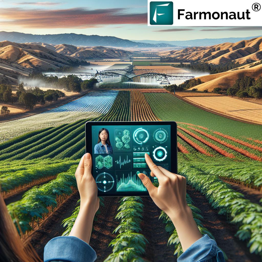 Revolutionizing California Agriculture: How Farmonaut's Smart Farming Solutions Support Environmental Protection and Sustainable Practices