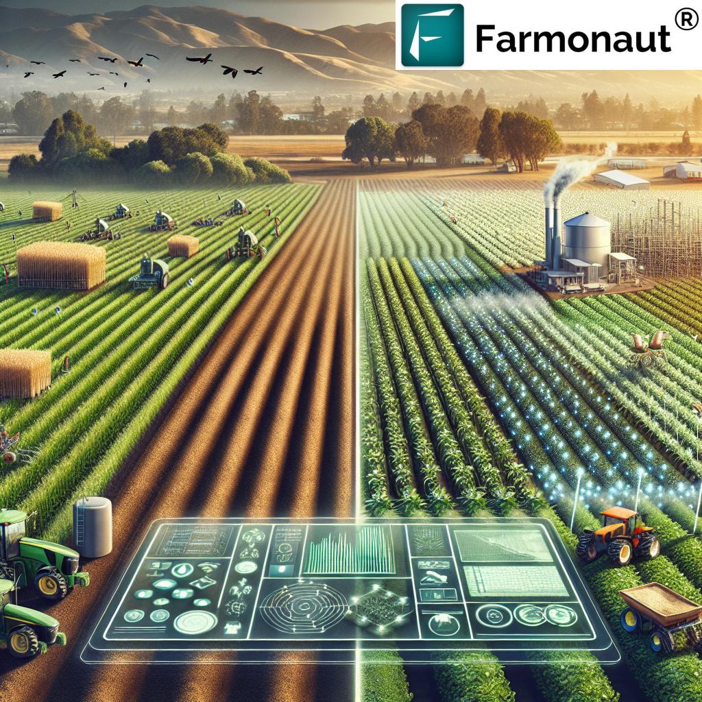 Revolutionizing California Agriculture: How Farmonaut's Smart Farming Solutions Support Environmental Protection and Sustainable Practices