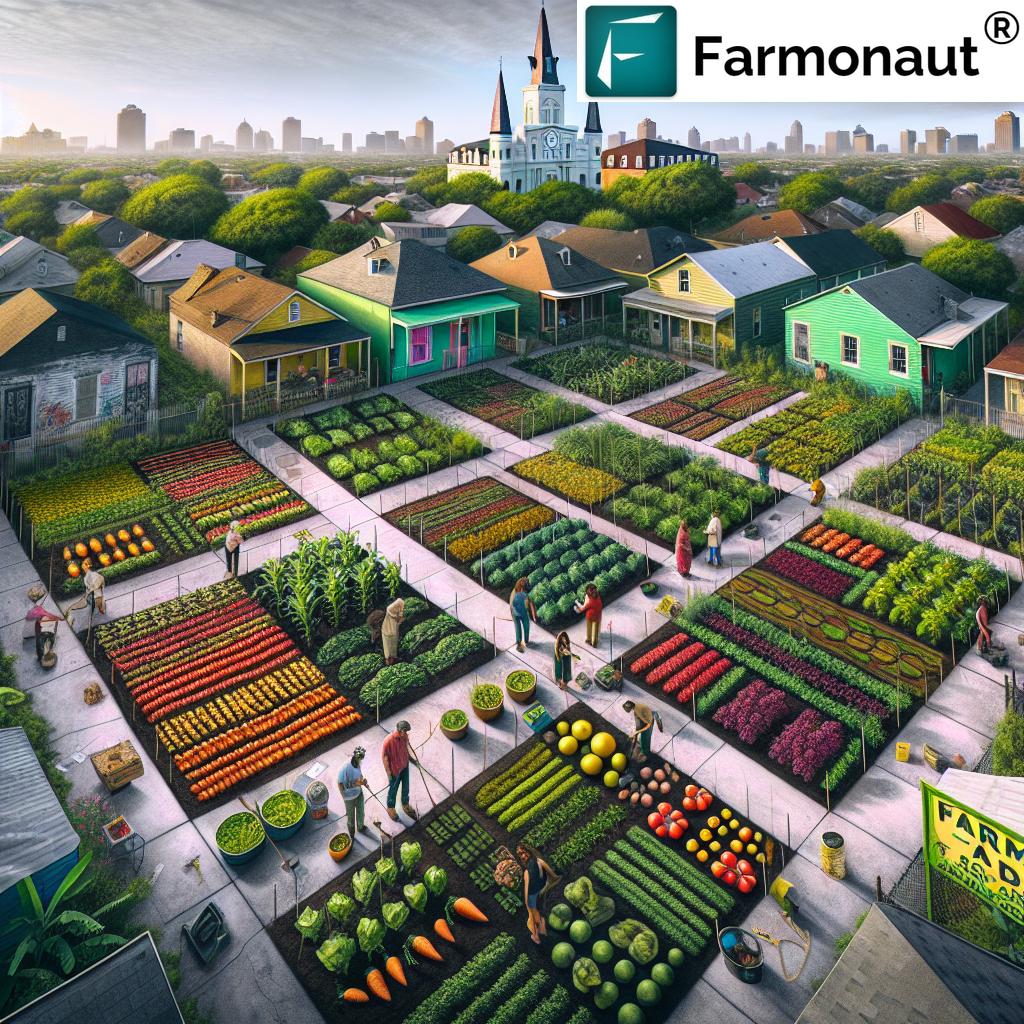 Revolutionizing New Orleans Agriculture: Farmonaut's Precision Farming Solutions for Sustainable Crop Monitoring