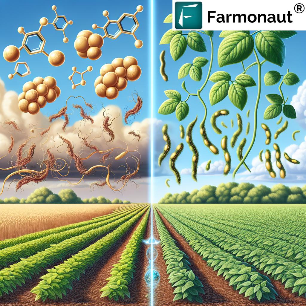 Scientists working on soybean crop protection