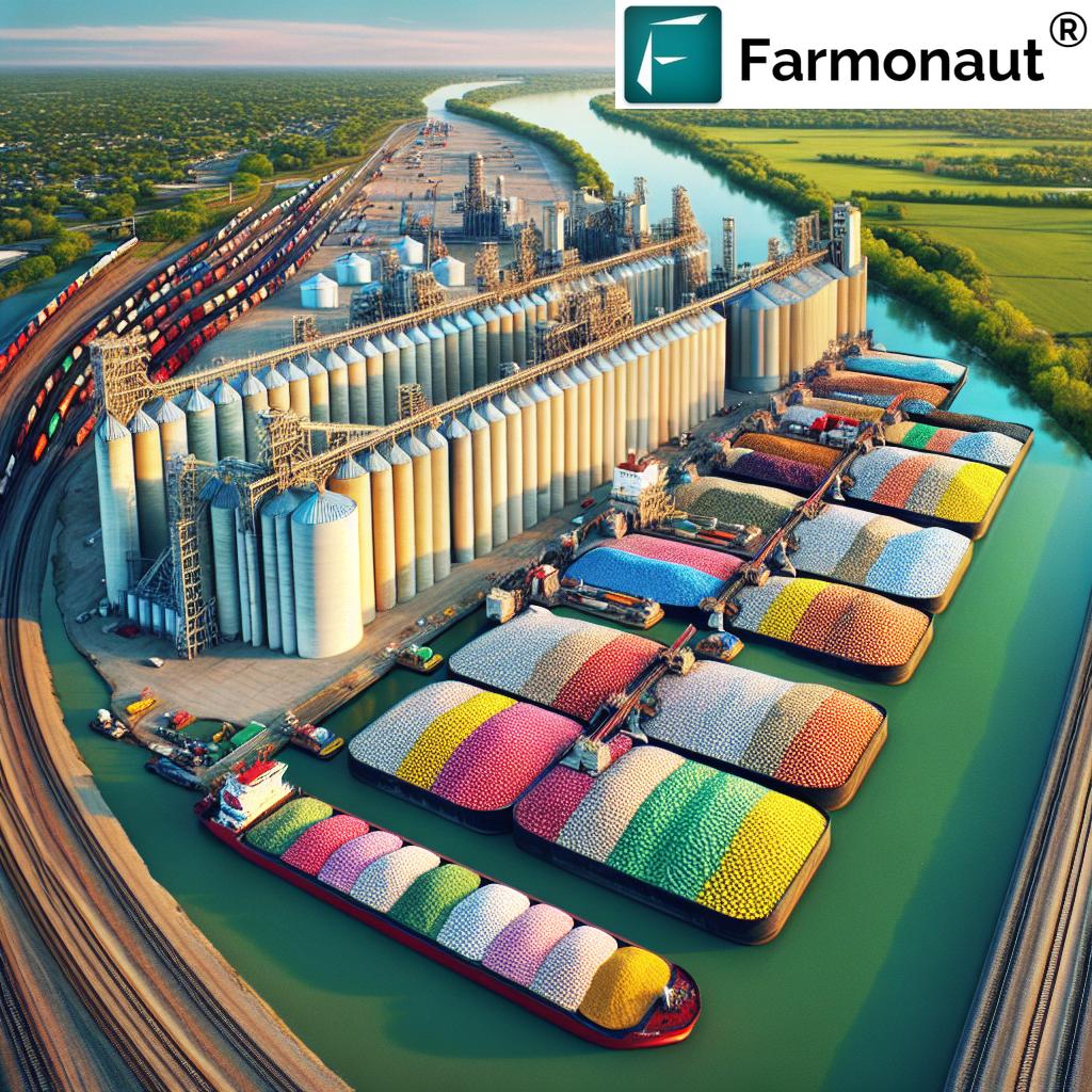 River terminal for fertilizer distribution