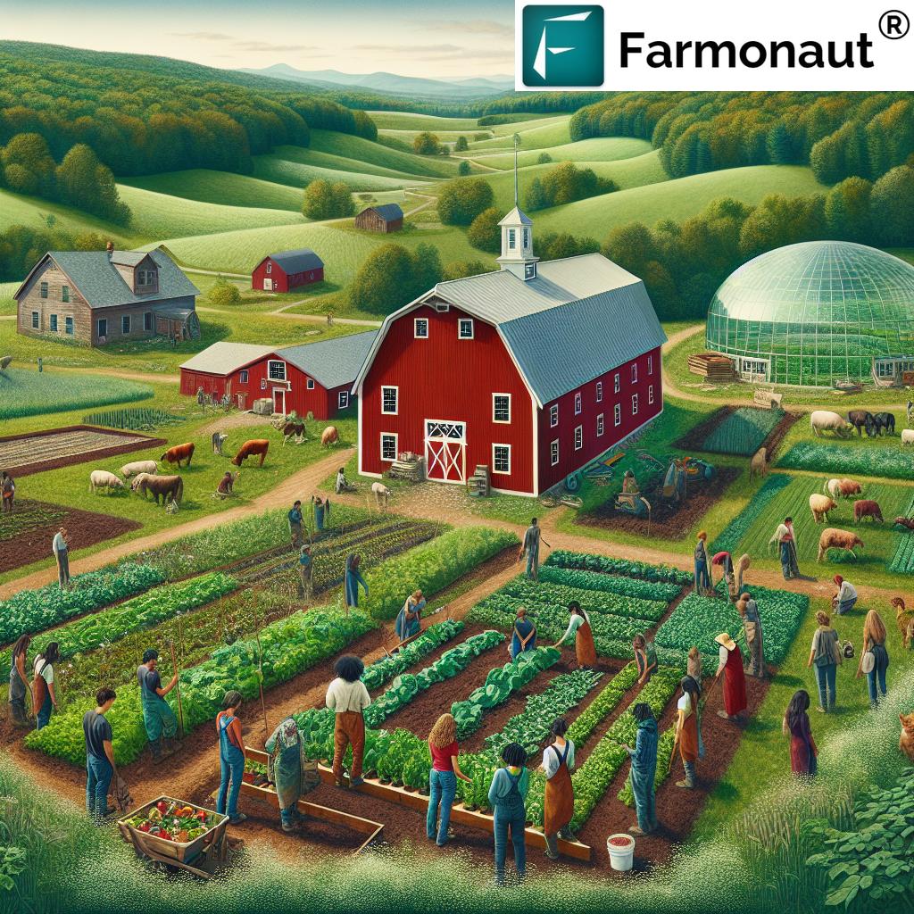 Sustainable Teaching Farm in Vermont Building Climate Resilience Through Regenerative Agriculture Education 1