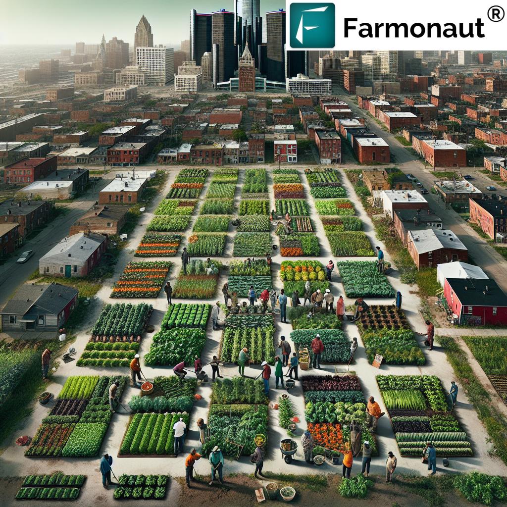 Detroits Urban Farming Revolution How Farmonaut is Empowering Community Gardens and Food Sovereignty 1