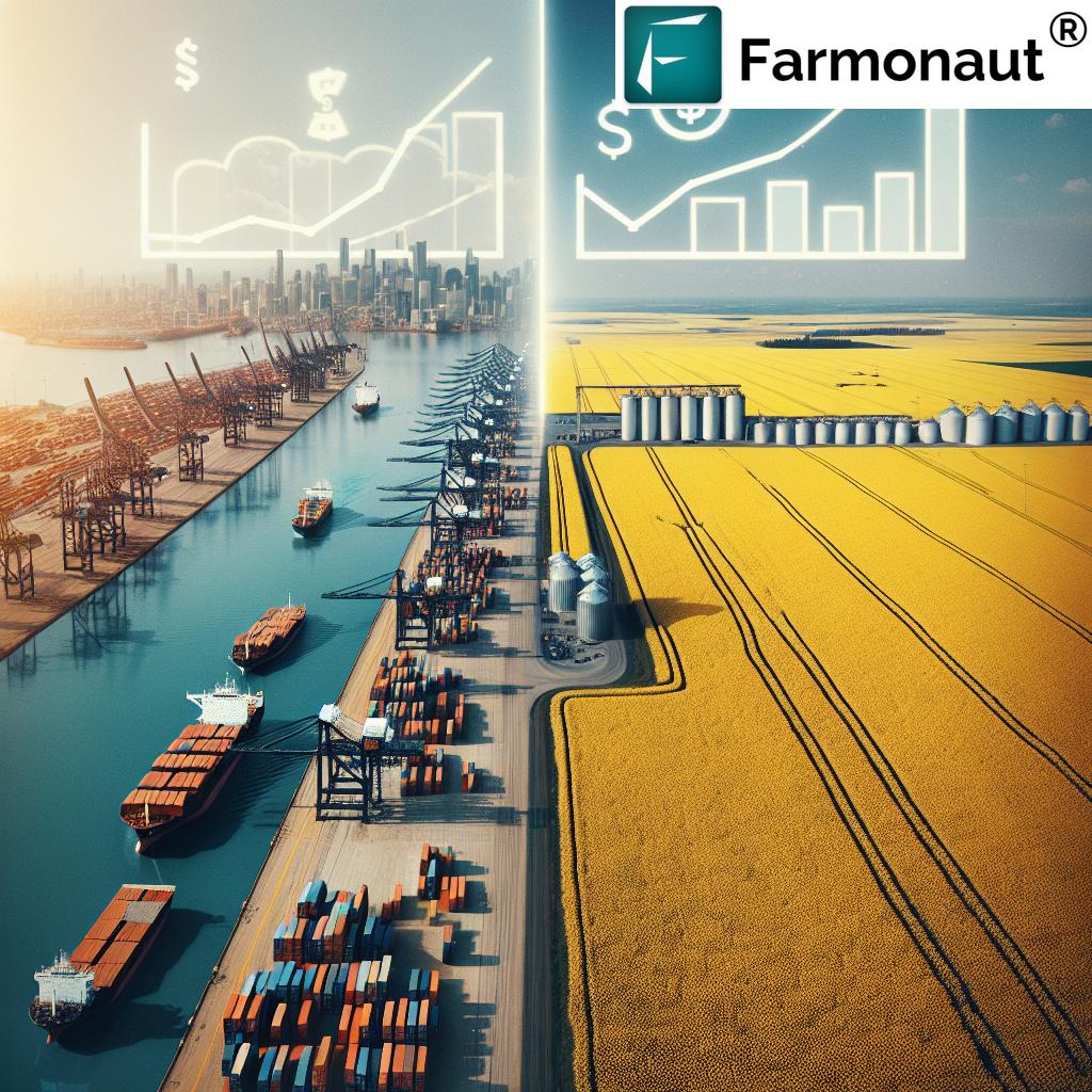 Farmonaut Insight US Canada Trade Tariffs Impact on Agriculture and Construction Economic Ripple Effects Across Borders 1