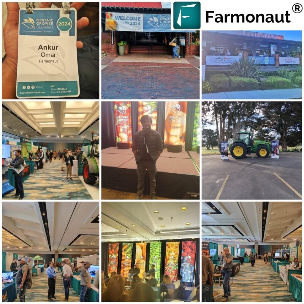 Farmonaut at Organic Grower Summit 2024 Revolutionizing Sustainable Farming in Monterey with AgTech Solutions 3