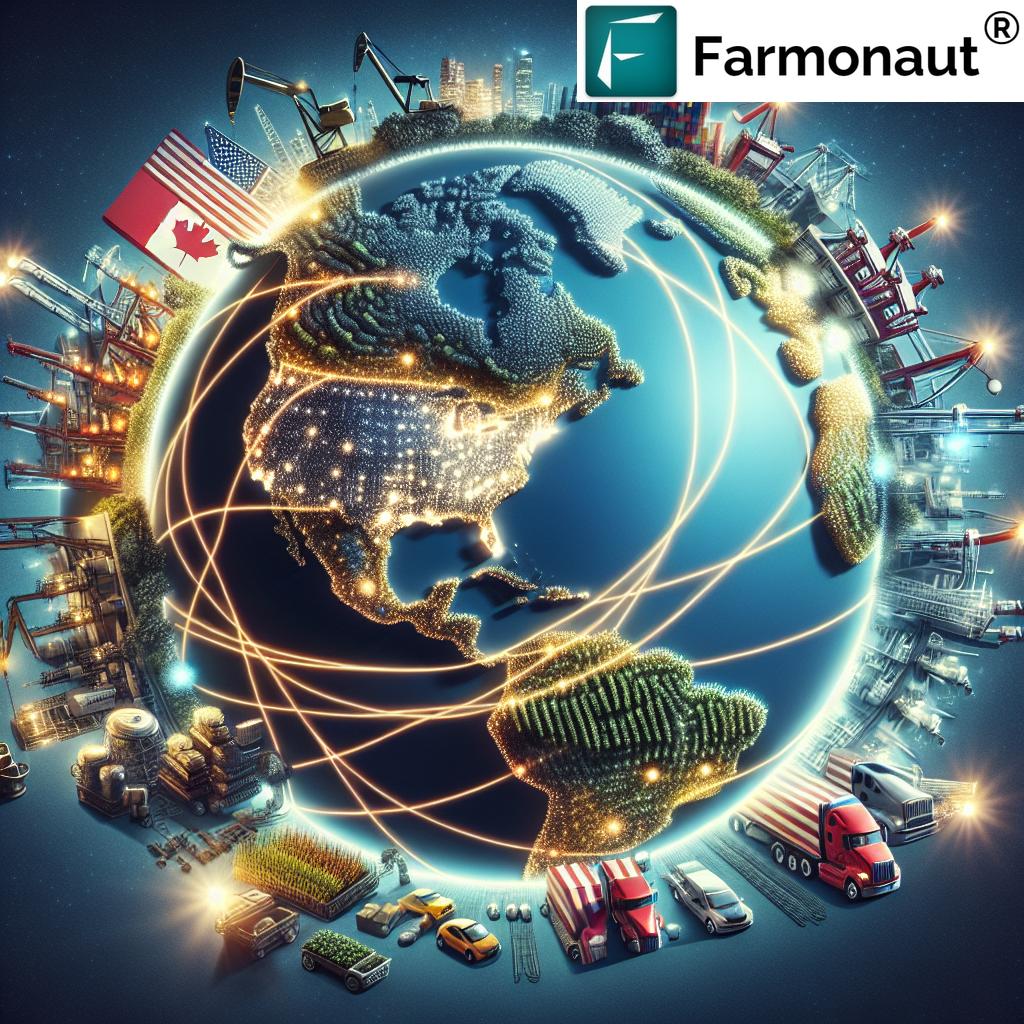 Farmonaut's Guide: Navigating the Economic Impact of US Trade Tariffs on Canada, Mexico, and China