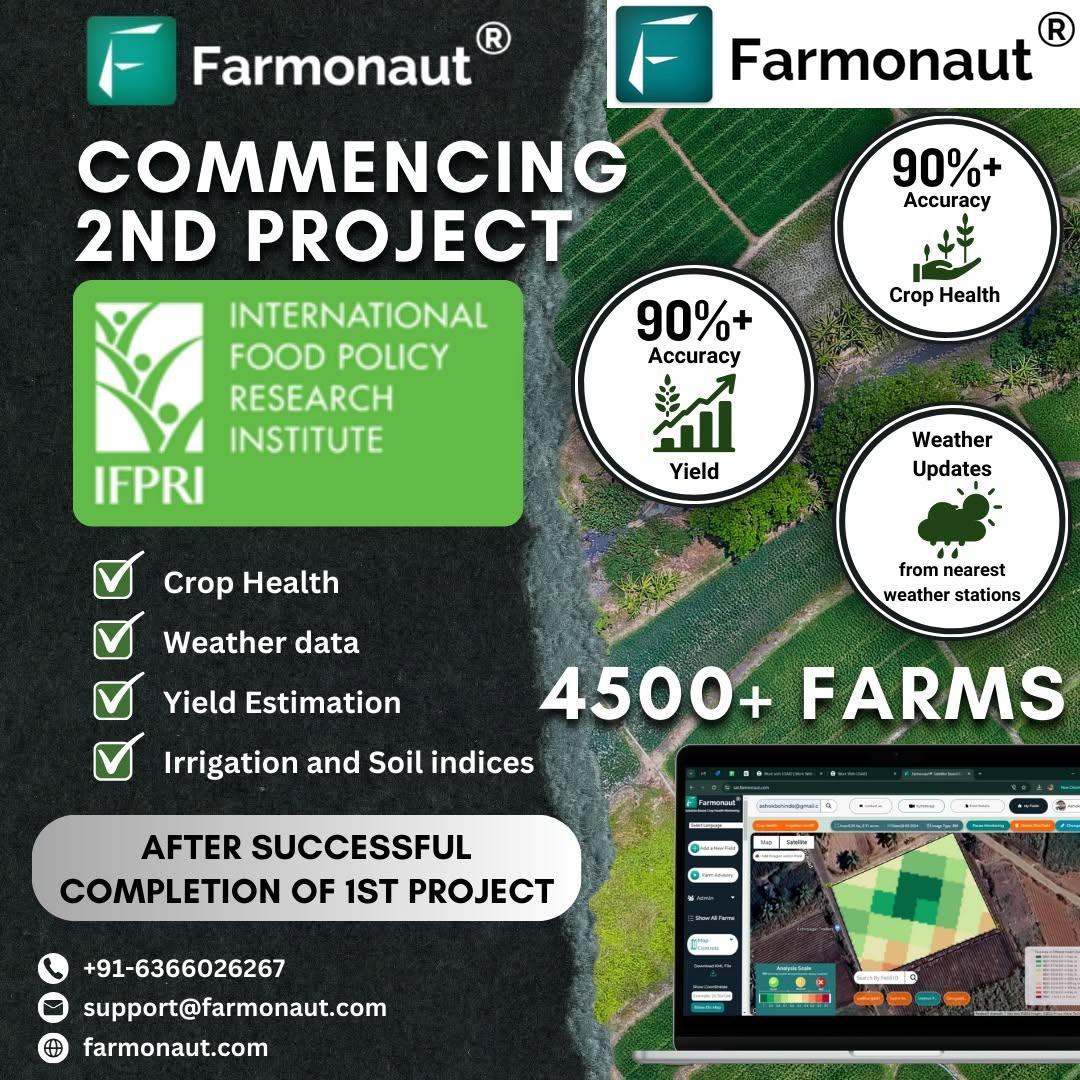 Revolutionizing Agriculture: Farmonaut and IFPRI's Groundbreaking Project for Sustainable Farming Innovation