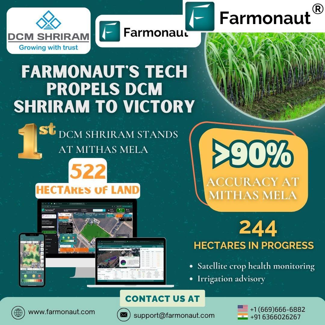 Revolutionizing Agriculture: How Farmonaut's Precision Farming Technology Transformed 522 Hectares in 2023