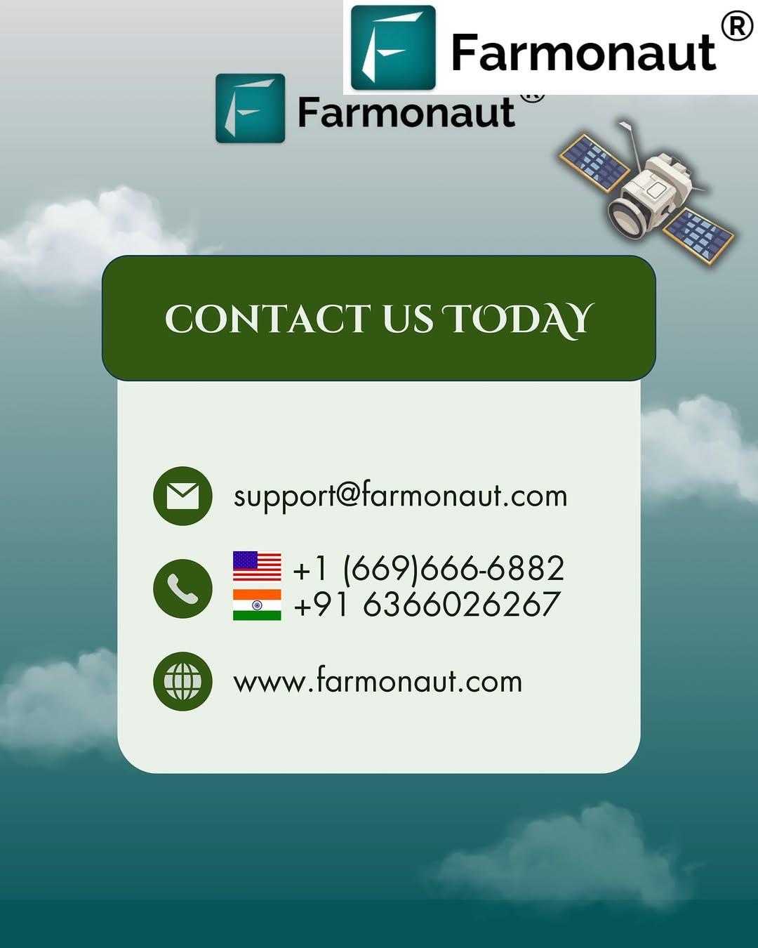 Farmonaut's Global Network