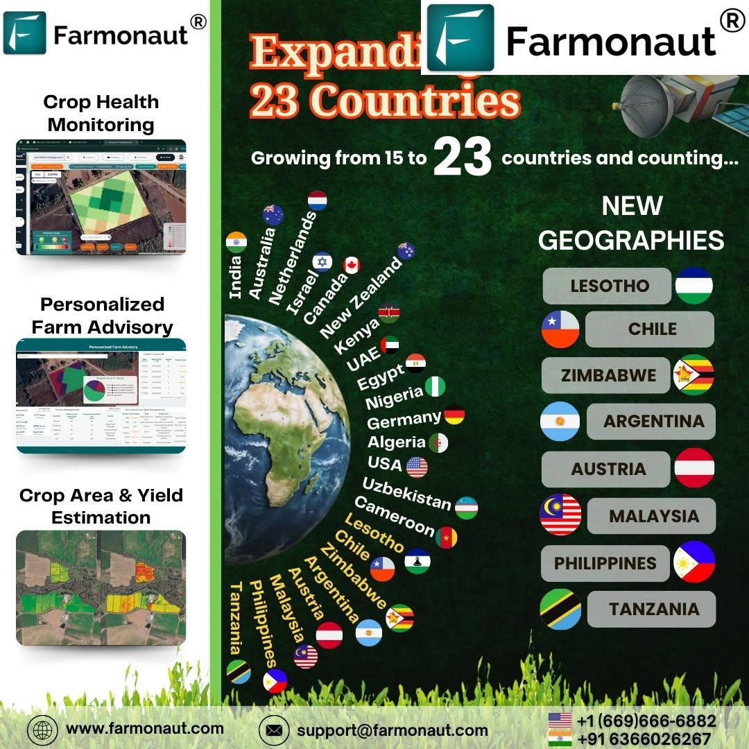 Farmonaut's Global Impact