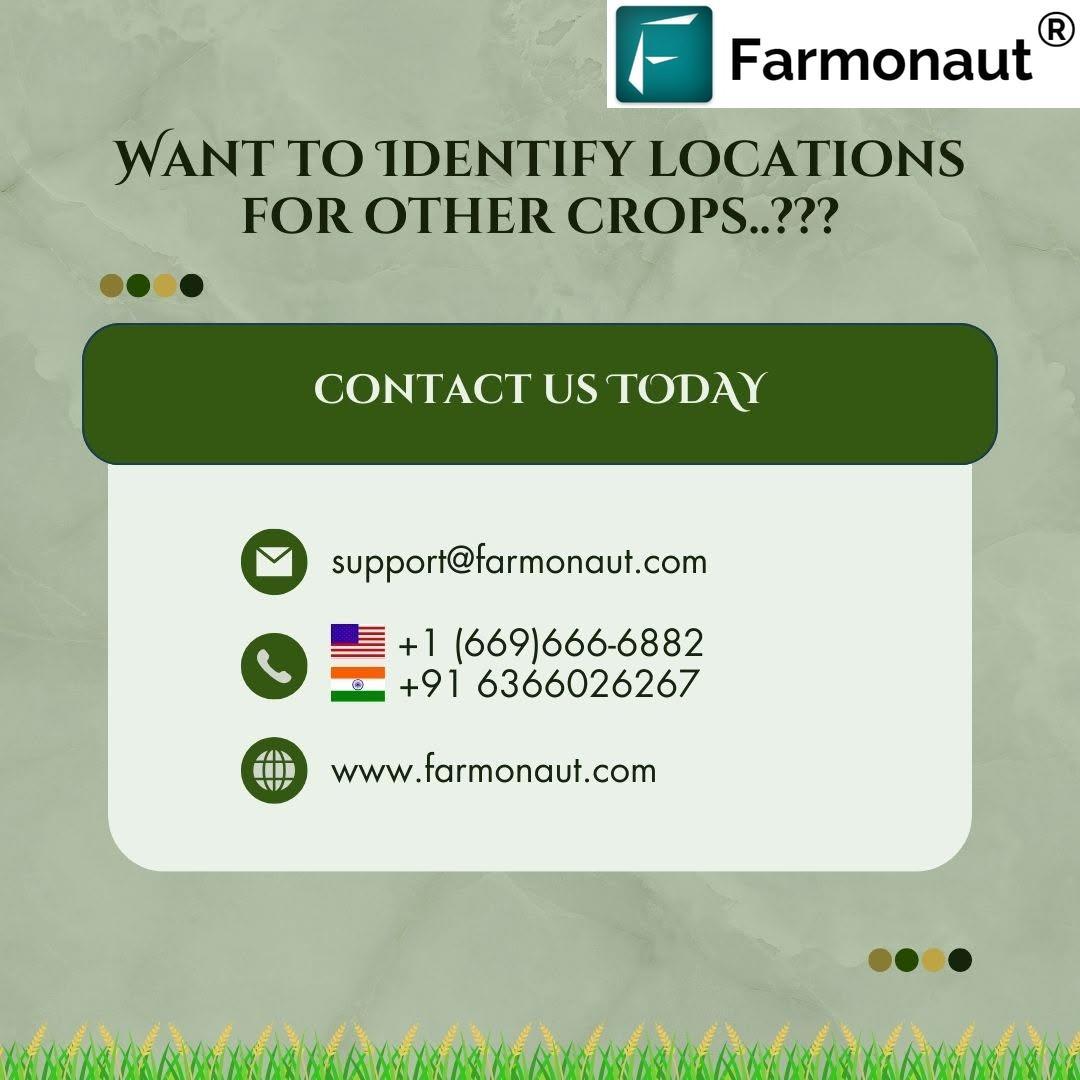 Farmer using Farmonaut app for planning