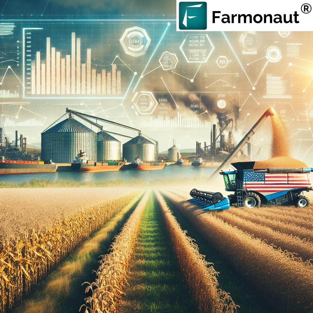 US Grain Exports Navigating Trade Wars and Global Market Shifts A Farmonaut Analysis 1