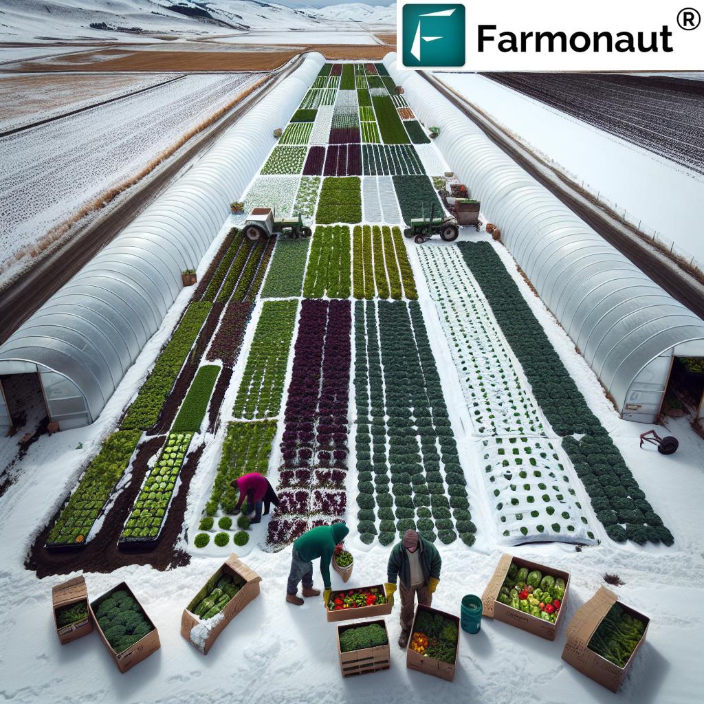 Winter Farming Revolution: How Montana's High Tunnel Techniques Yield Fresh Greens Year-Round