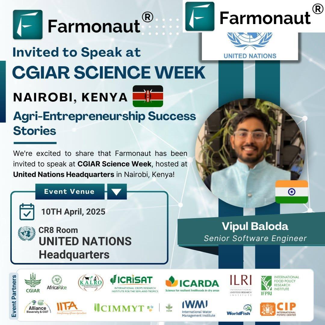 Farmonaut at CGIAR Science Week