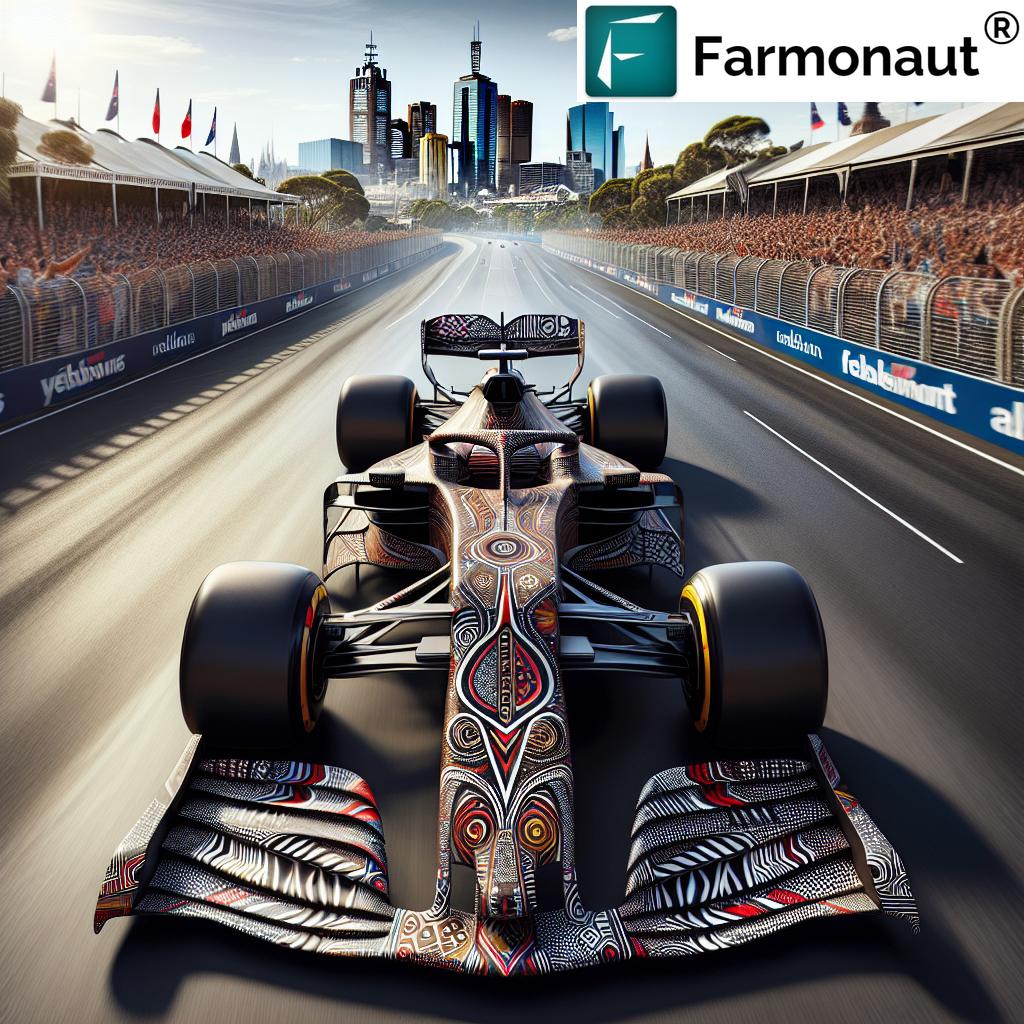 Innovative Collaboration Unveiled Melbournes Formula 1 Grand Prix Showcases Bold Australian Business and Indigenous Art 1