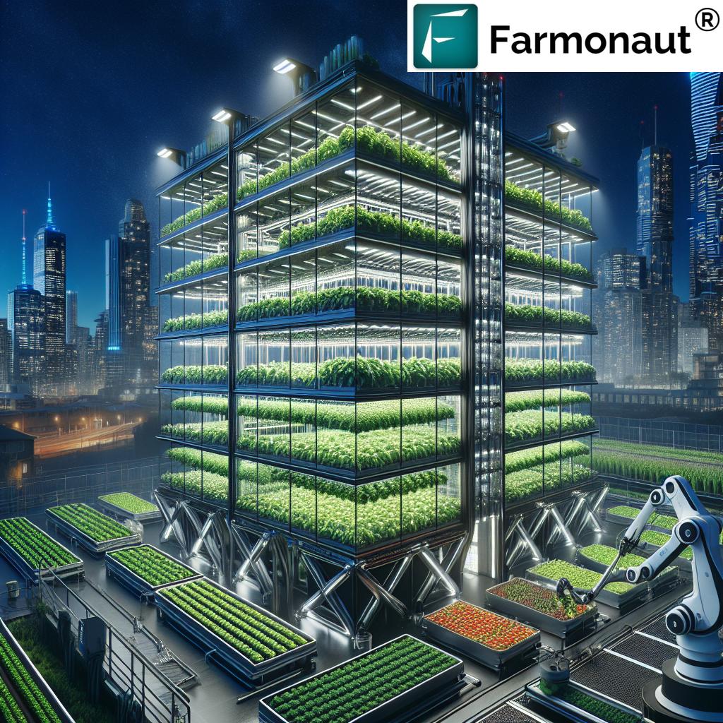 Revolutionary Vertical Farming Stacked Farms Automated Facility Transforms Melbournes Agriculture Landscape 1