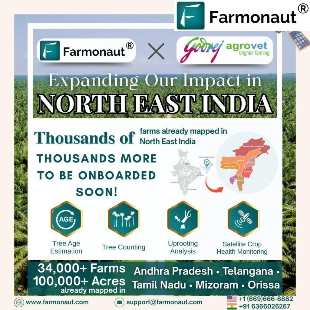 Revolutionizing Northeast Indian Agriculture Farmonaut and Godrej Agrovets Precision Farming Partnership 3