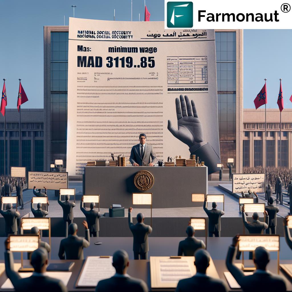 Morocco minimum wage increase