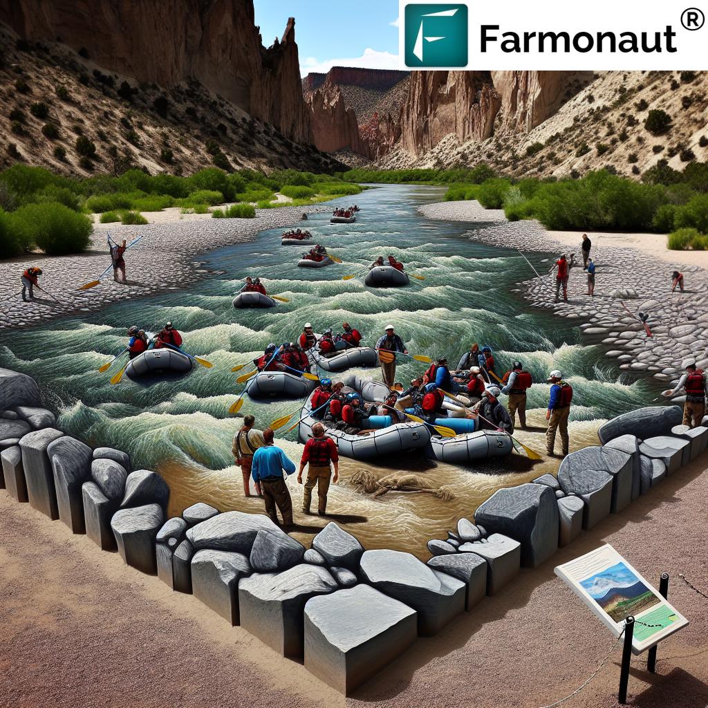 Racecourse rafting segment low water Taos