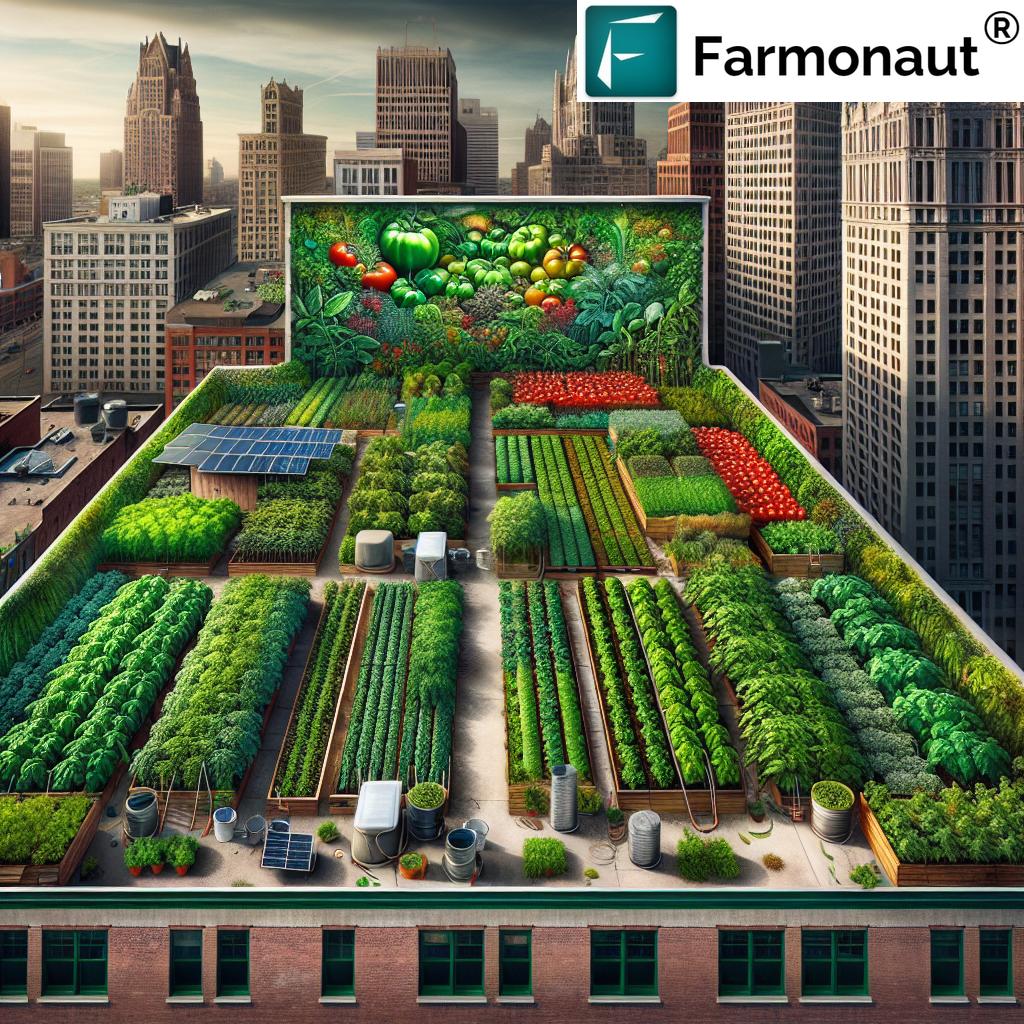 Urban gardening in Detroit—Community Gardens, Rooftop Gardens, and Vertical Gardens