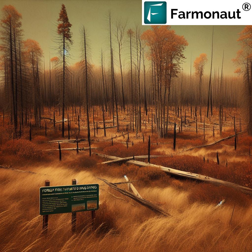 Wisconsin wildfire risk forest spring