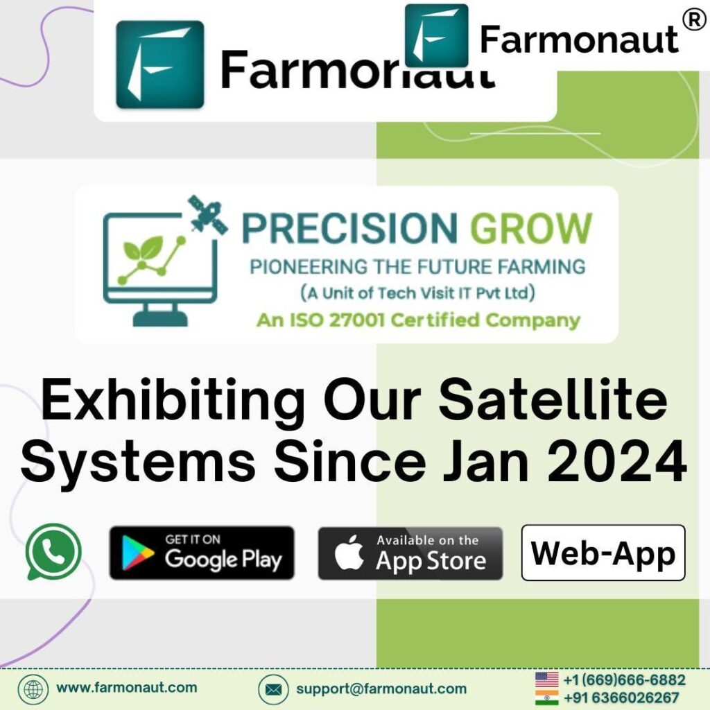 Precision Grow Exhibiting Farmonaut Satellite Systems Since January 2024
