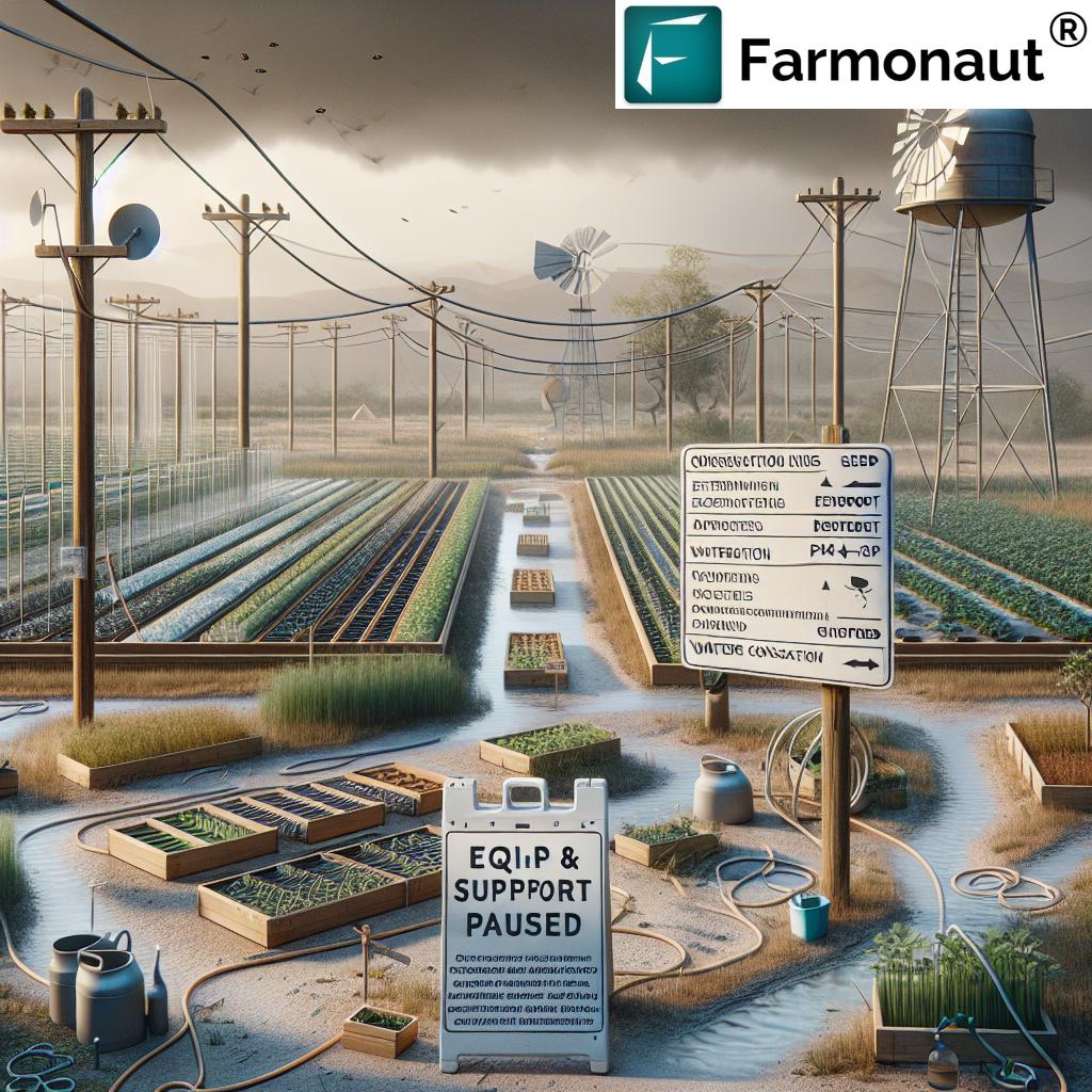 Federal Grant Freeze Impacts Triad Farmers’ Survival - Usda Program Suspension Impacts