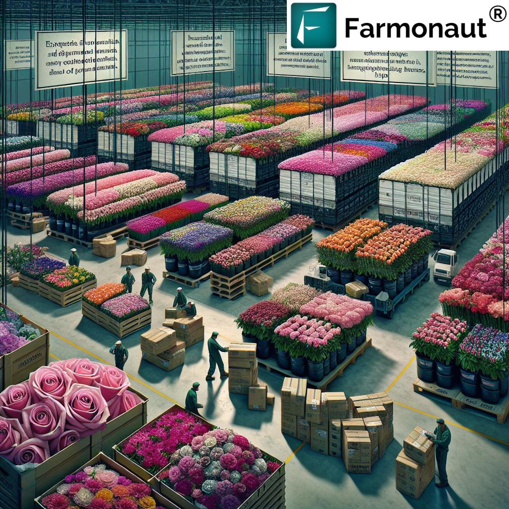 Percentage American Cut Flowers From Colombia: 60%