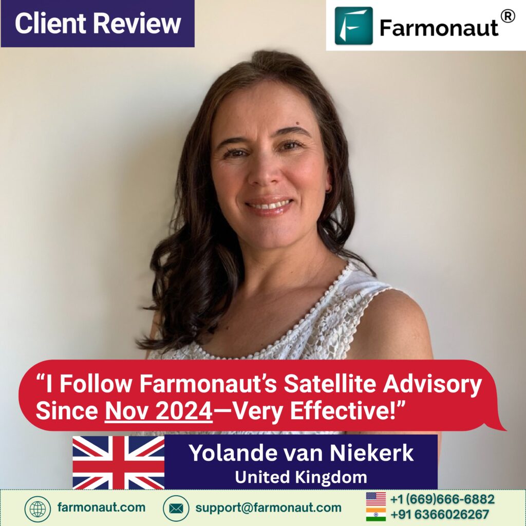 Yolande’s Case Study: Farmonaut’s Satellite Wheat Monitoring