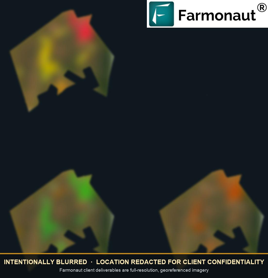 Redacted, Intentionally Blurred Four-Stage Target-Selection Footprints Narrowing To Drill Targets
