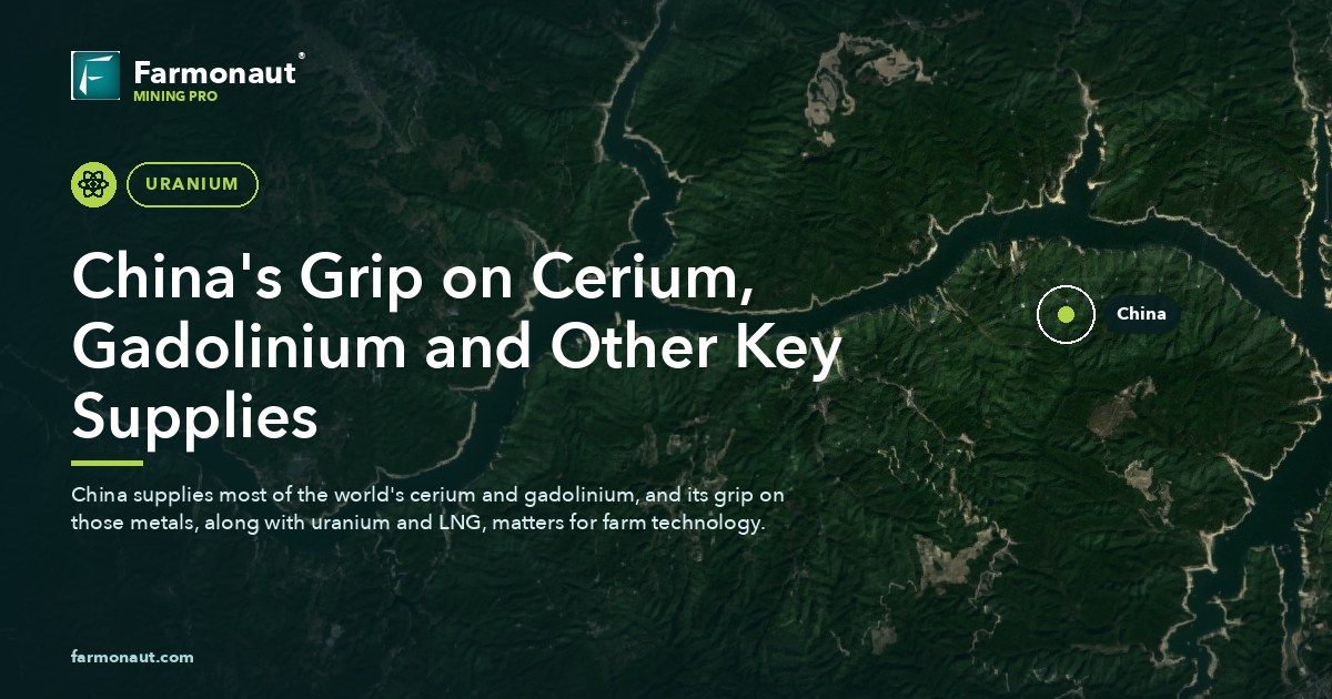 #1 Supplier Of Uranium, Lng, Cerium Gadolinium China 105 China'S Grip On Cerium, Gadolinium And Other Key Supplies