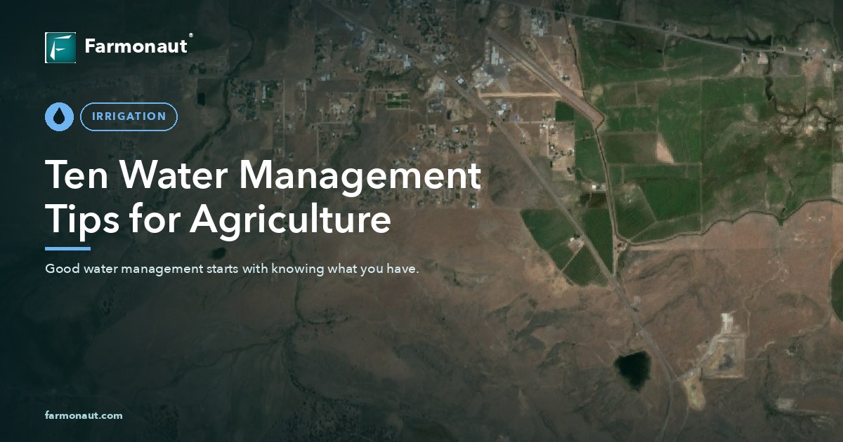 Ten Water Management Tips For Agriculture