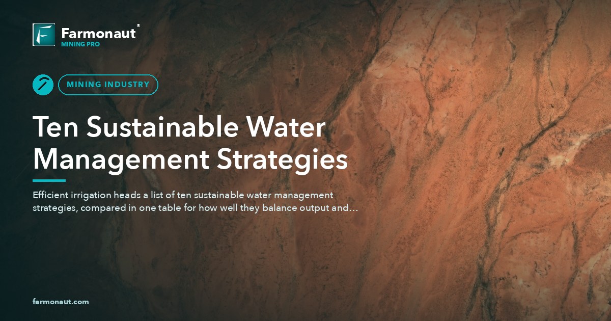 Ten Sustainable Water Management Strategies