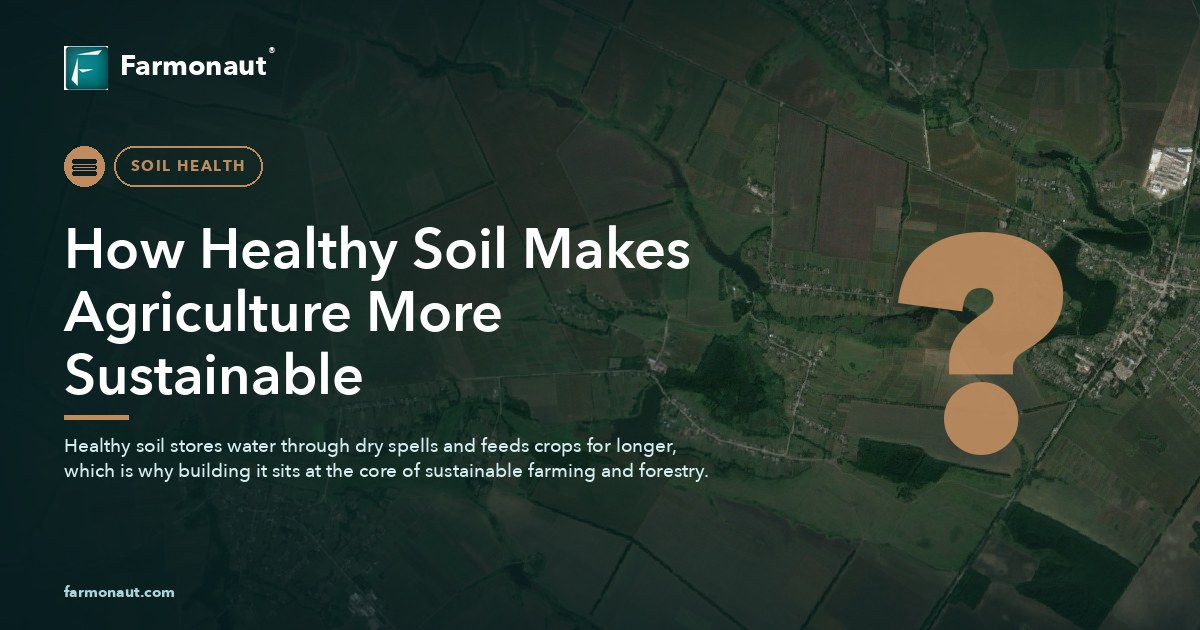 How Healthy Soil Makes Agriculture More Sustainable