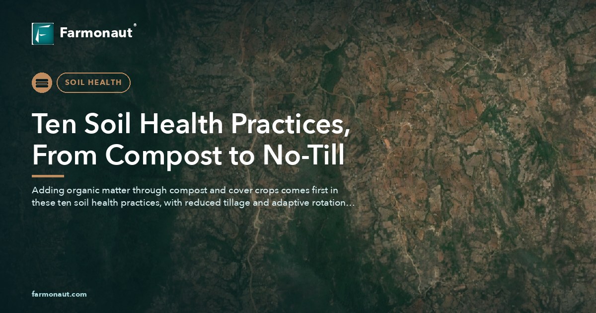 Ten Soil Health Practices, From Compost To No-Till