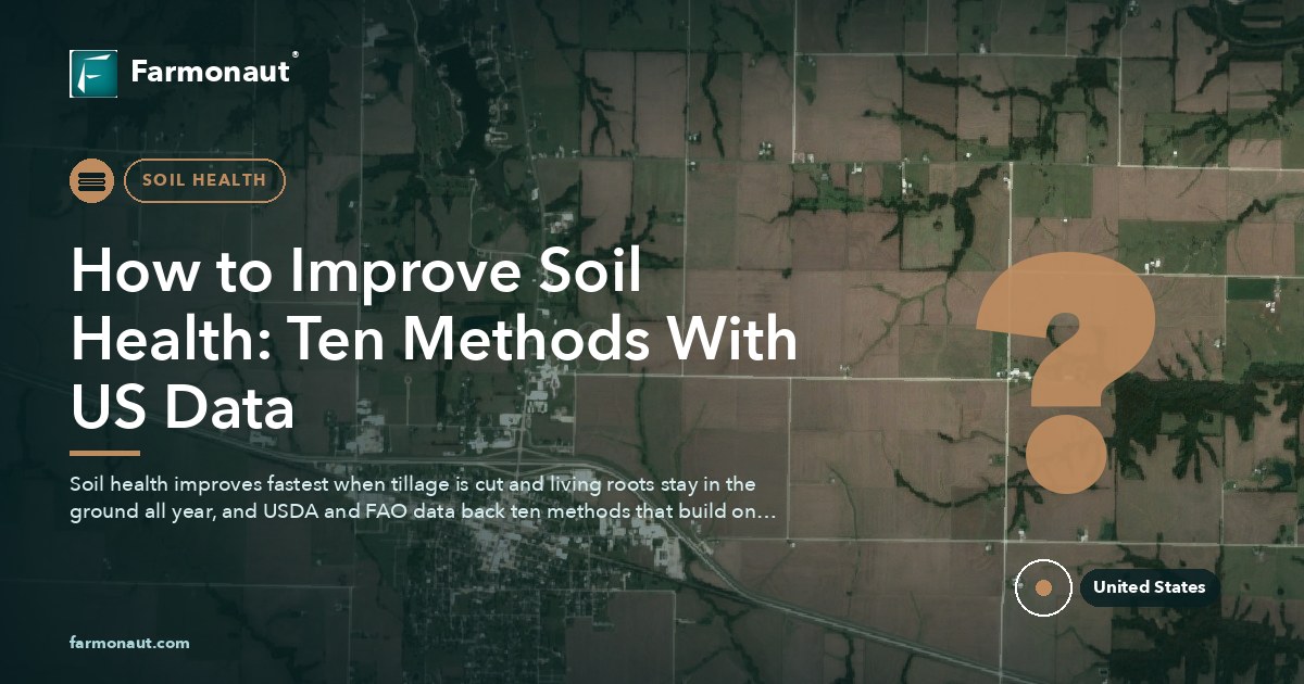 How To Improve Soil Health: Ten Methods With Us Data