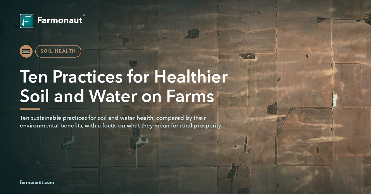 Ten Practices For Healthier Soil And Water On Farms
