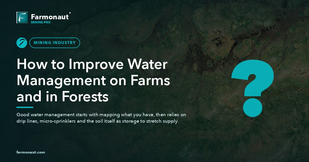 How To Improve Water Management On Farms And In Forests