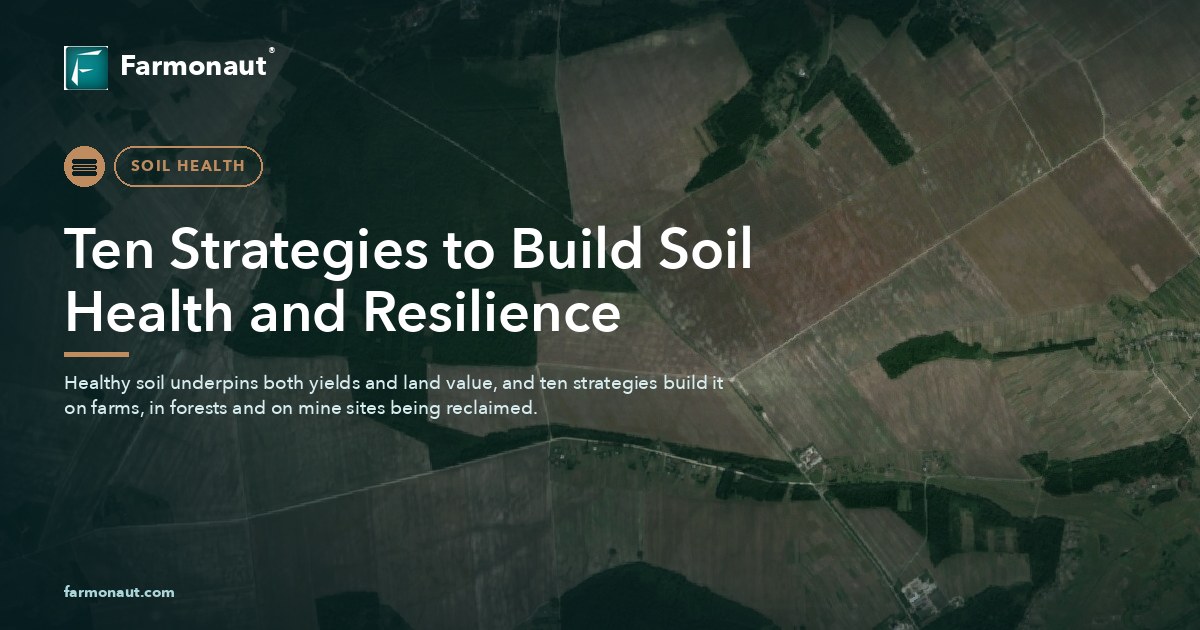 Ten Strategies To Build Soil Health And Resilience