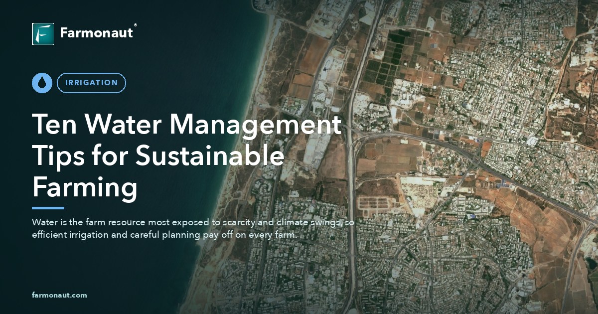 Ten Water Management Tips For Sustainable Farming