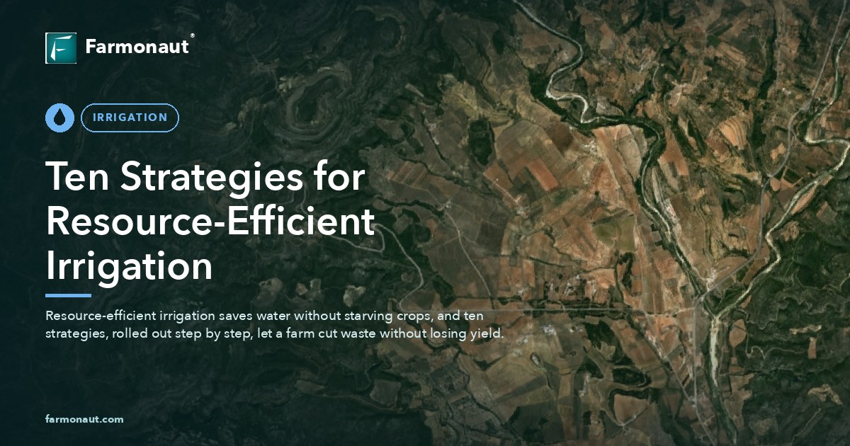 Ten Strategies For Resource-Efficient Irrigation