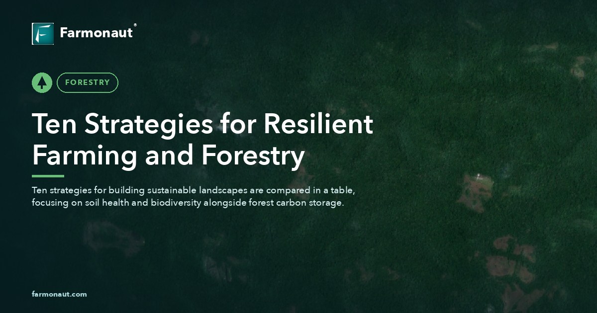 Ten Strategies For Resilient Farming And Forestry