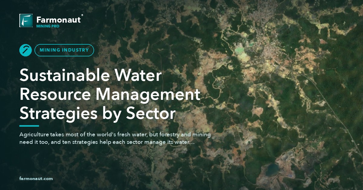 Sustainable Water Resource Management Strategies By Sector