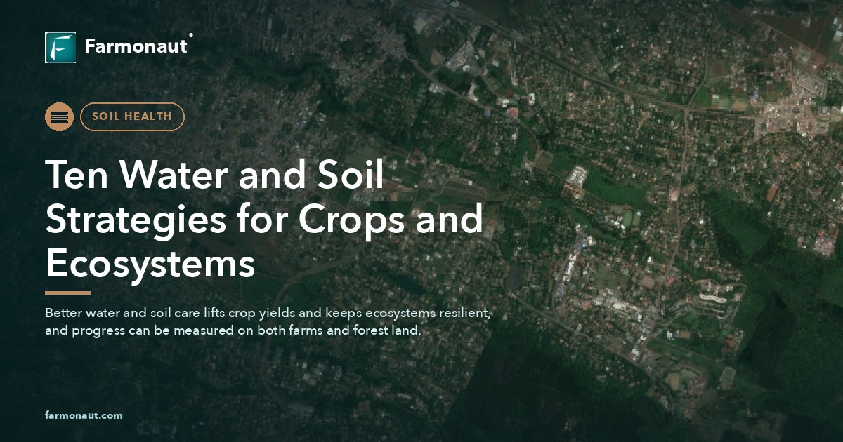 Ten Water And Soil Strategies For Crops And Ecosystems