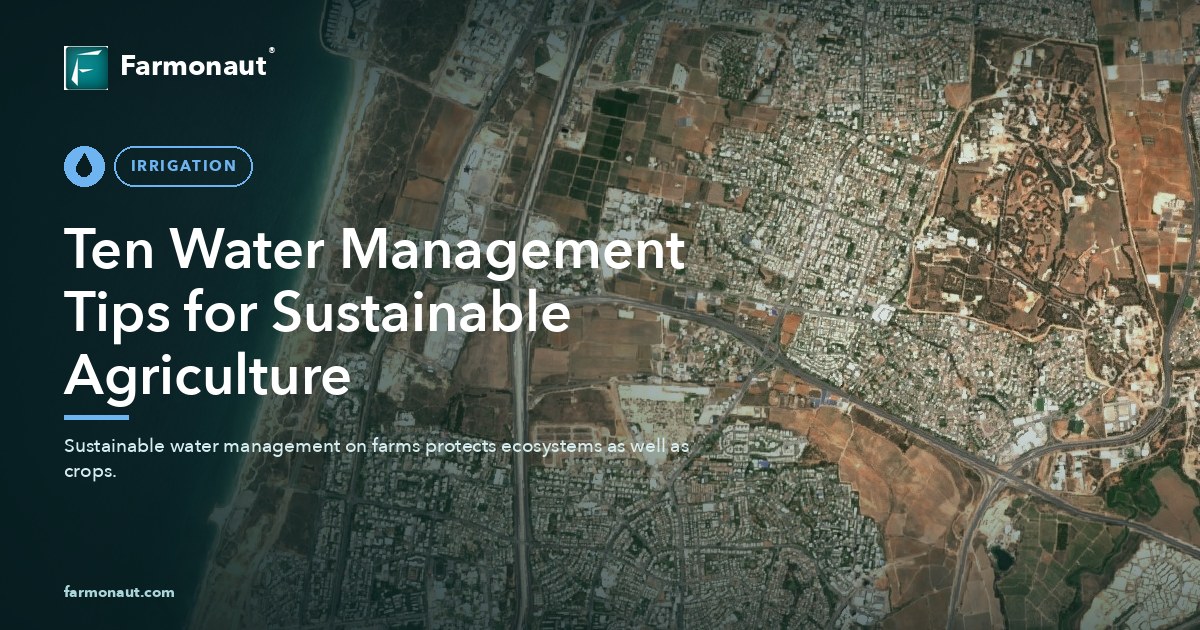 Ten Water Management Tips For Sustainable Agriculture
