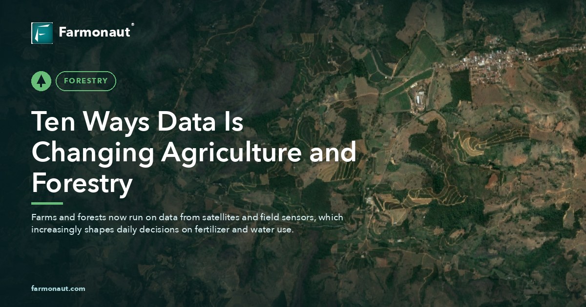Ten Ways Data Is Changing Agriculture And Forestry