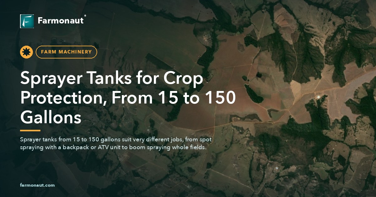 Sprayer Tanks For Crop Protection, From 15 To 150 Gallons