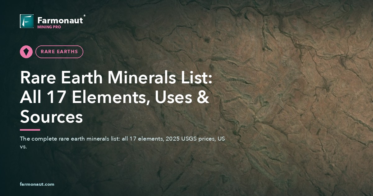 Rare Earth Minerals List: All 17 Elements, Uses &Amp; Sources