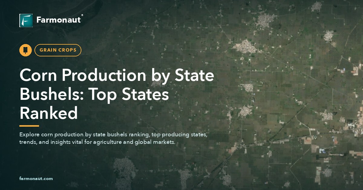 Corn Production By State Bushels: Top States Ranked