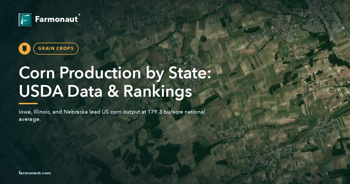 Corn Production By State: Usda Data &Amp; Rankings